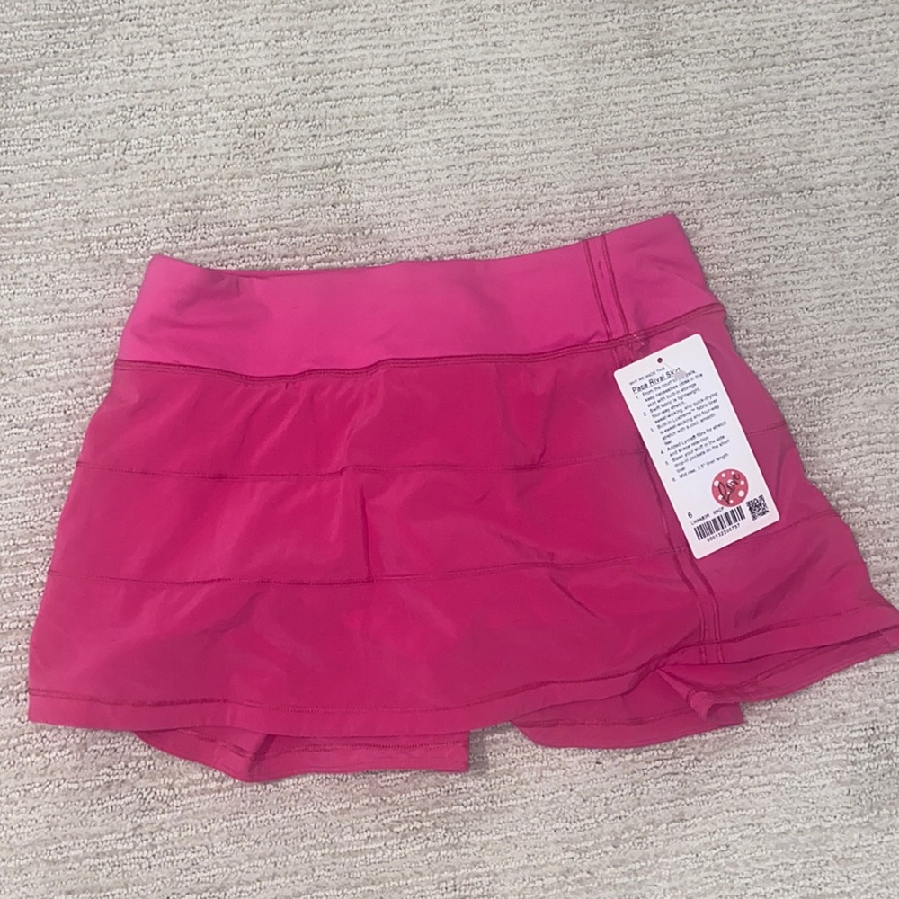 pink lululemon skirt